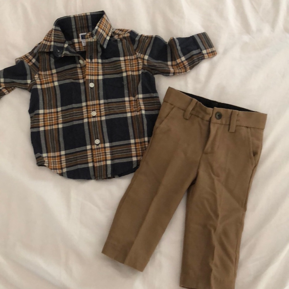 NWT- Janie and Jack boys outfit